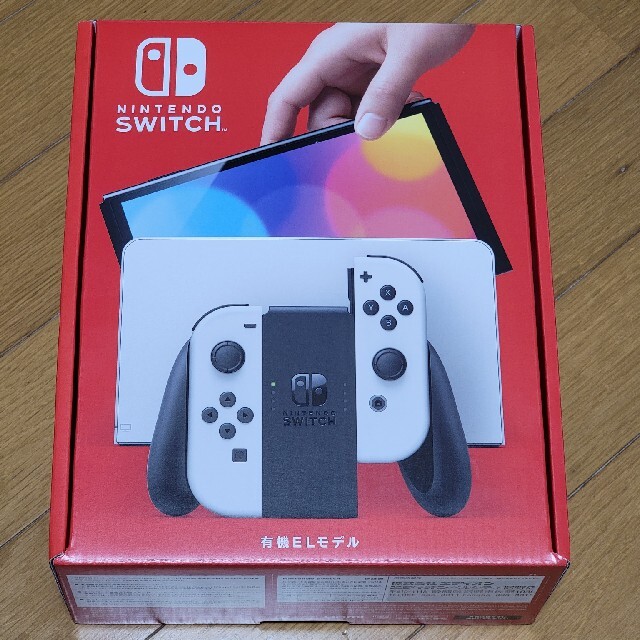 Nintendo Switch(ニンテンドースイッチ)のNintendo Switch 有機EL ホワイト　任天堂 エンタメ/ホビーのゲームソフト/ゲーム機本体(家庭用ゲーム機本体)の商品写真