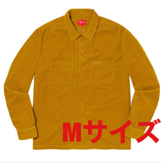 シュプリーム(Supreme)のSupreme corduroy shirt gold M(シャツ)
