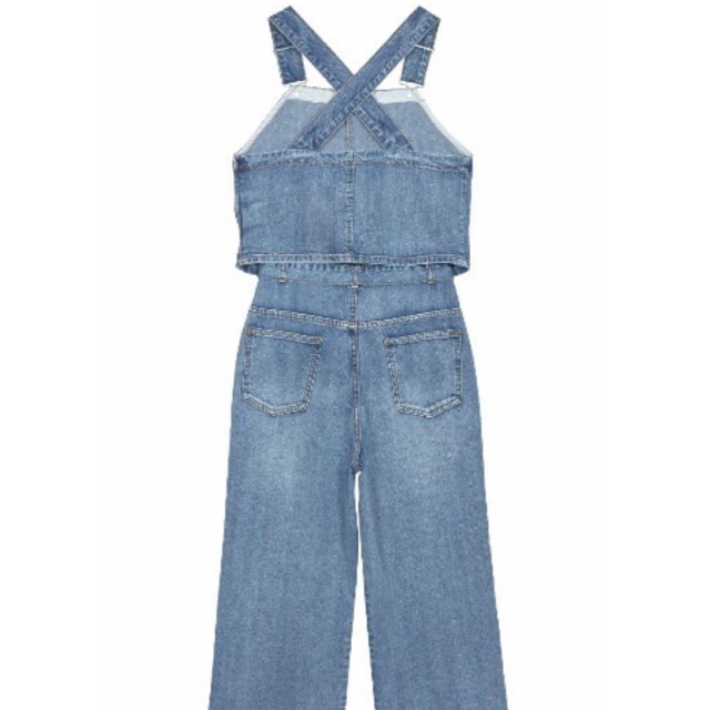 Ameri VINTAGE(アメリヴィンテージ)のAmeri◆SET UP DENIM OVERALL ブルー 25インチ レディースのパンツ(サロペット/オーバーオール)の商品写真