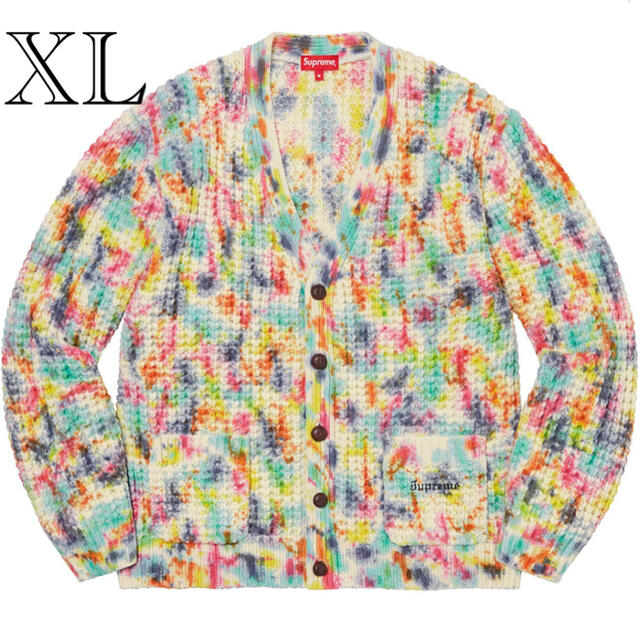 supreme waffle knit cardigan