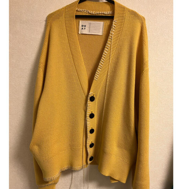 COMOLI(コモリ)のOUAT YELLOW OFFICE CARDIGAN  メンズのトップス(カーディガン)の商品写真