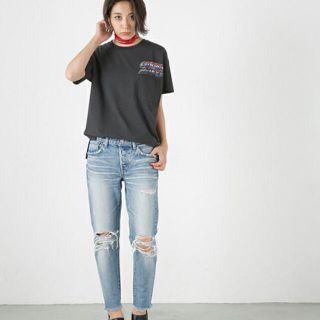 マウジー(moussy)の【15日までお取り置き】moussy 今季デニムパンツ☆カットオフデニム(デニム/ジーンズ)