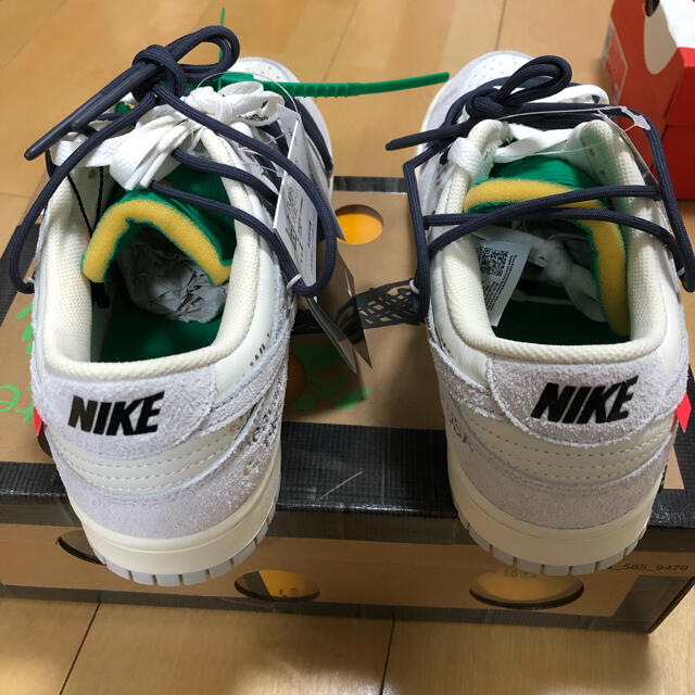 OFF-WHITE × NIKE DUNK LOW 1 OF 50 