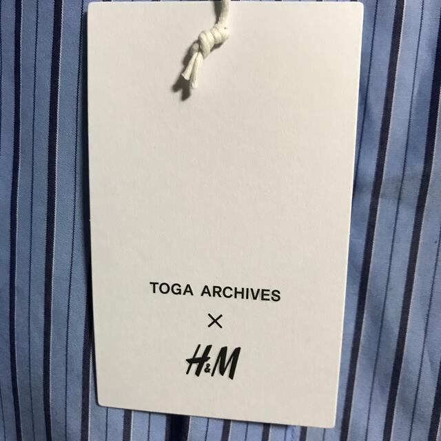 H&M(エイチアンドエム)のH&M × TOGA コットンシャツ ストライプ  XS トーガ メンズのトップス(シャツ)の商品写真