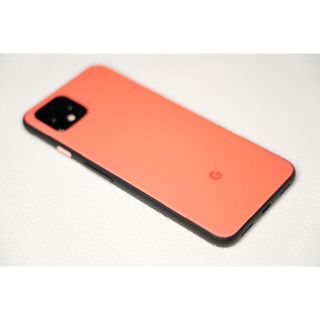 グーグル(Google)のPixel4 SIMフリー オレンジ Google Store限定カラー(スマートフォン本体)