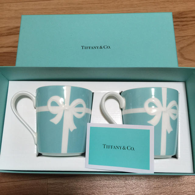 Tiffany & Co.(ティファニー)のティファニー ペアマグカップ インテリア/住まい/日用品のキッチン/食器(グラス/カップ)の商品写真