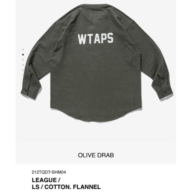 W)taps - OLIVE DRAB S 21AW WTAPS LEAGUE / LS / COの通販 by og's ...