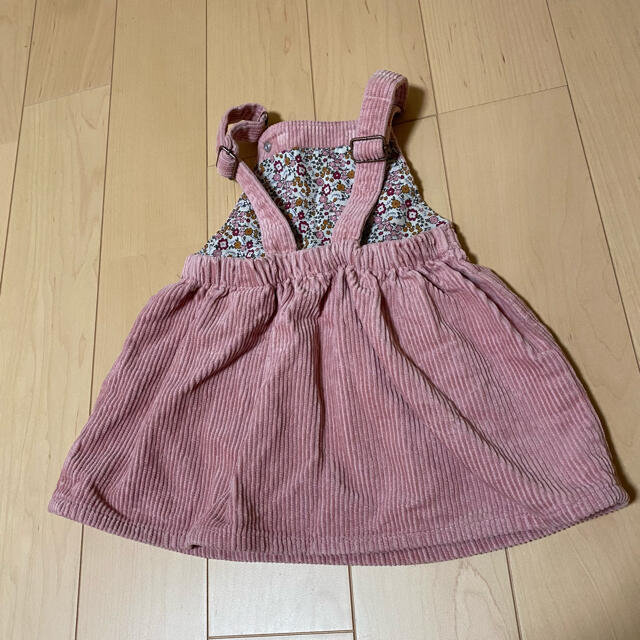 ZARA KIDS(ザラキッズ)のZARAベビー　コーデュロイサロペット　レギンスセット キッズ/ベビー/マタニティのベビー服(~85cm)(ワンピース)の商品写真