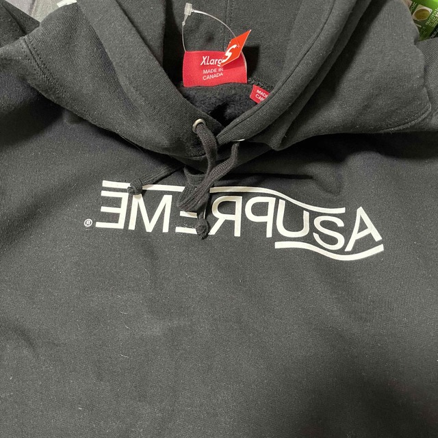 Supreme USA Hooded Sweatshirt "Black"