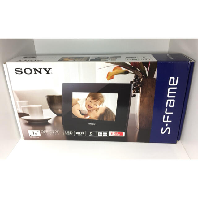 SONY(ソニー)のデジタルフォトフレーム S-Frame DPF-D720/R （レッド） インテリア/住まい/日用品のインテリア小物(フォトフレーム)の商品写真