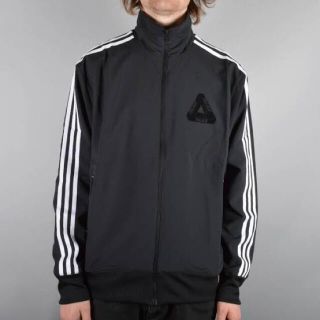 シュプリーム(Supreme)のpalace adidas track top L ブラック パレス アディダス(ジャージ)