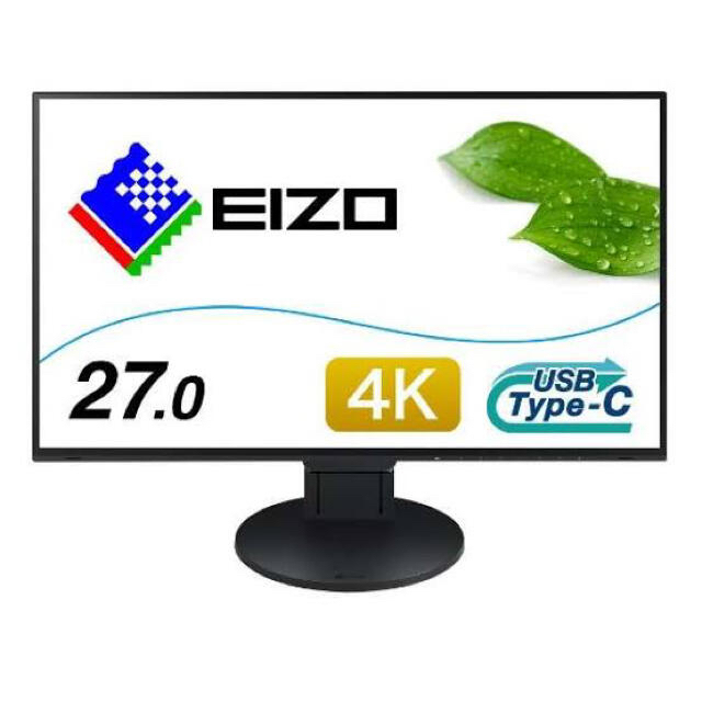 EIZO  PCモニター EV2785-BK FlexScan 27型 4K スマホ/家電/カメラのPC/タブレット(ディスプレイ)の商品写真