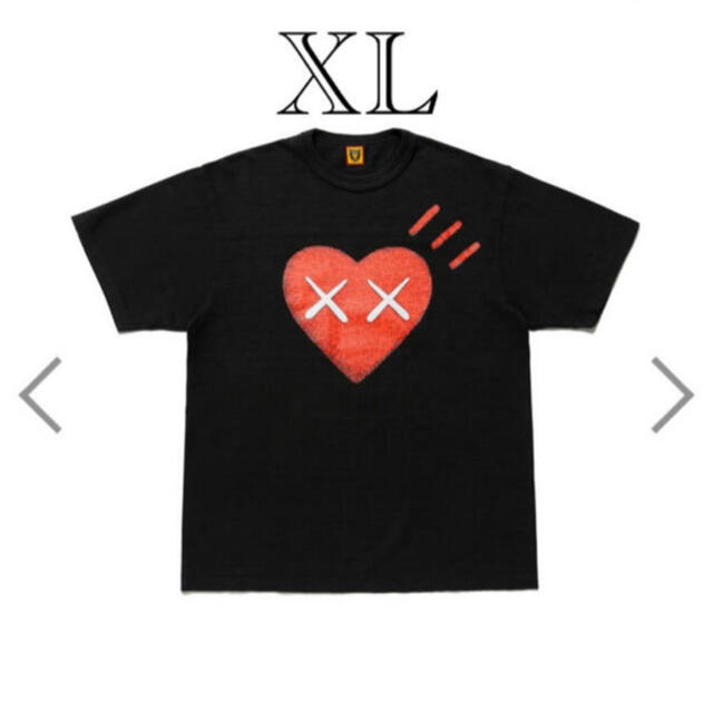 HUMAN MADE T-SHIRT KAWS #6 黒 ヒューマンメイド　XL