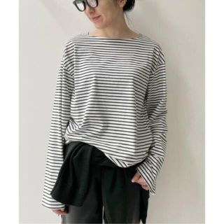 アパルトモンドゥーズィエムクラス(L'Appartement DEUXIEME CLASSE)の【美品】L'Appartement  FRENCH BORDER T-SH(カットソー(長袖/七分))