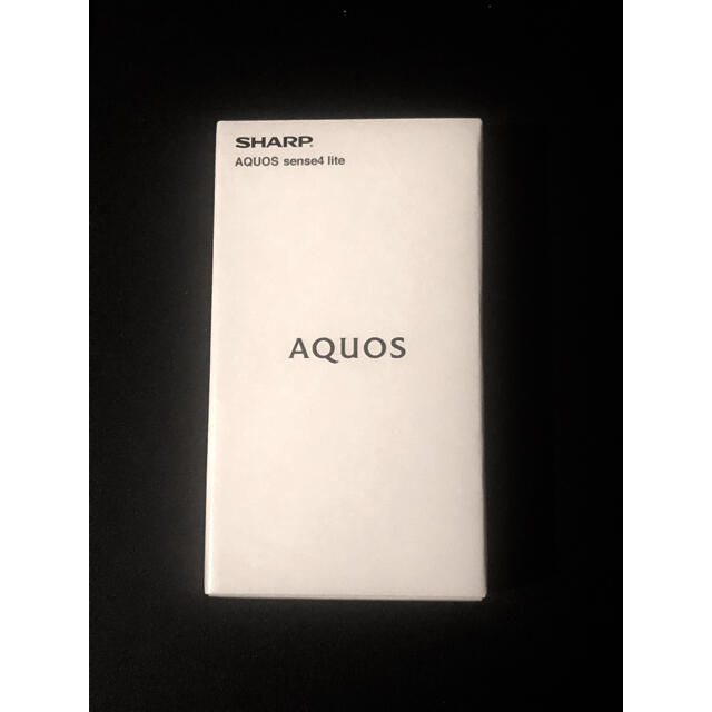 スマートフォン本体AQUOS sense4 lite Black SIM フリー