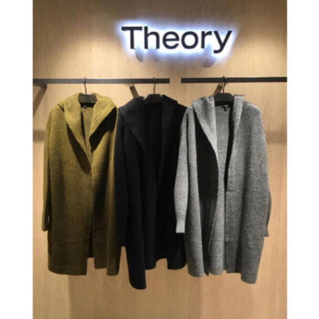 theory(セオリー)のTheory 18aw フーデットコート レディースのジャケット/アウター(ニットコート)の商品写真