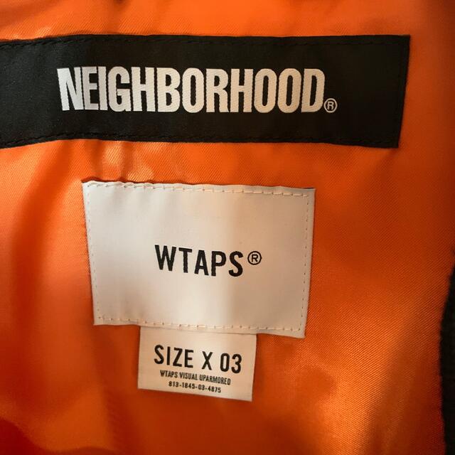 激レア wtaps neighborhood ma-1 未使用Lミリタリージャケット