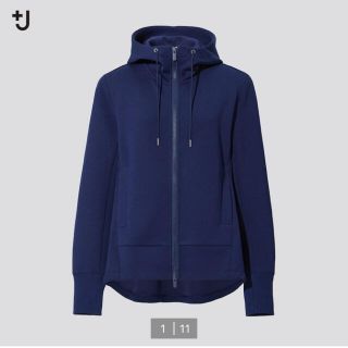 ユニクロ(UNIQLO)のユニクロ+J ドライスウェットフルジップパーカー M新品(パーカー)