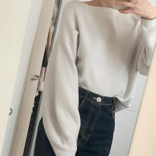 マウジー(moussy)のボートネックニット(ニット/セーター)