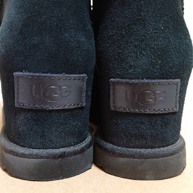 美品】アグ UGG クラシック ショート ブーツ 黒 23cmインヒール♡