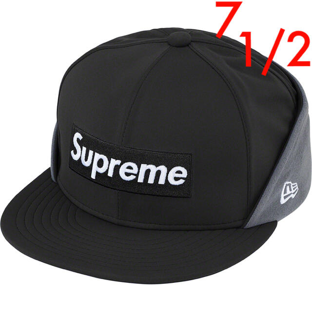 【71/2 黒 オマケ付】20aw Supreme BoxLogo NEWERA