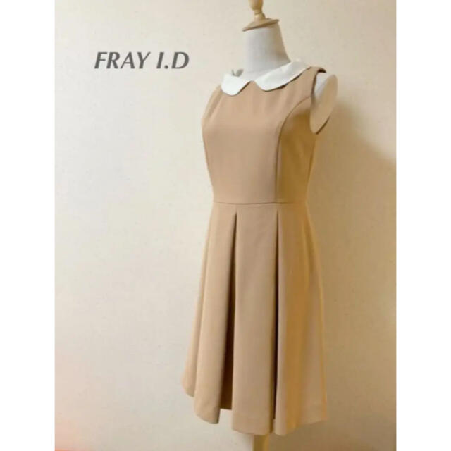 FRAY I.D(フレイアイディー)のFRAY I.D 美シルエット　膝丈ワンピース レディースのワンピース(ひざ丈ワンピース)の商品写真