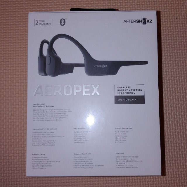新品、未開封　アフターショックス AfterShokz Aeropex  スマホ/家電/カメラのオーディオ機器(ヘッドフォン/イヤフォン)の商品写真