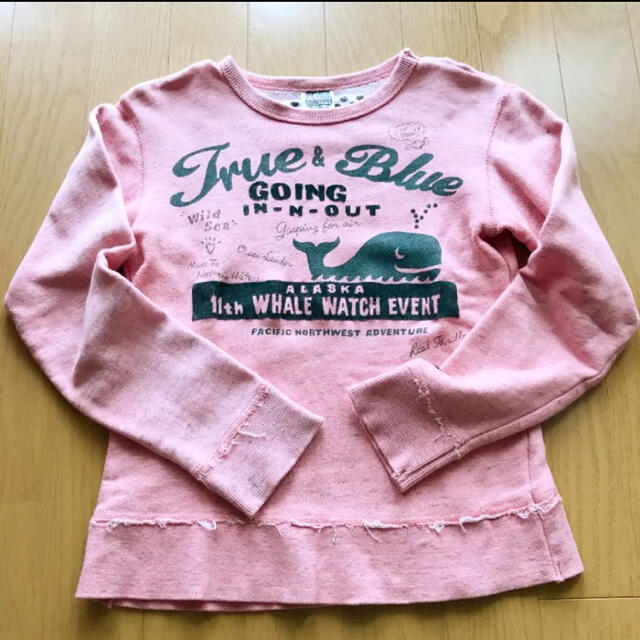 F.O.KIDS(エフオーキッズ)のエフオーキッズ　トレーナー　130 キッズ/ベビー/マタニティのキッズ服女の子用(90cm~)(Tシャツ/カットソー)の商品写真