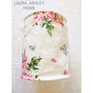 ローラアシュレイ(LAURA ASHLEY)の希少 LAURA ASHREY/ローラアシュレイ ランドリーバスケット ボックス(バスケット/かご)