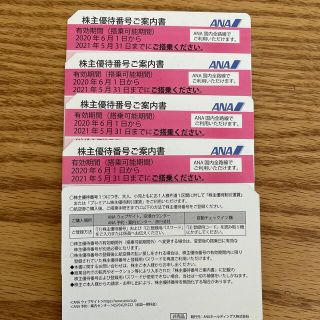 エーエヌエー(ゼンニッポンクウユ)(ANA(全日本空輸))のANA 全日空　株主優待権(その他)