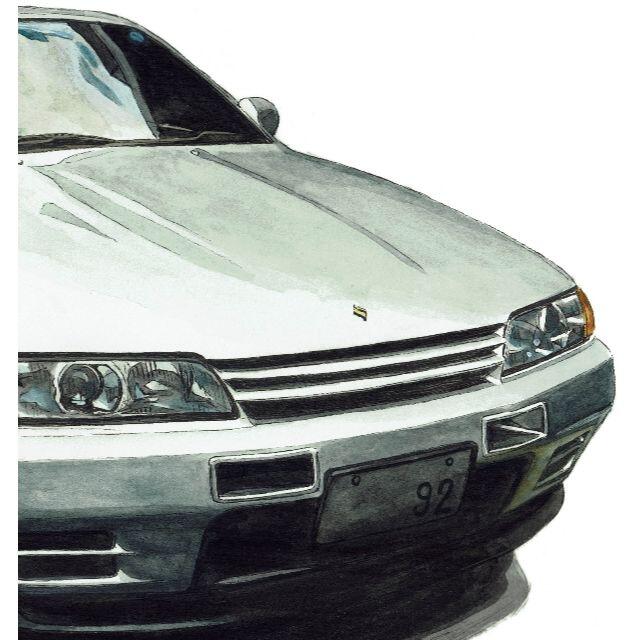 NC-893 GT-R R32/ハコスカ限定版画サイン額装作家平右ヱ門 5