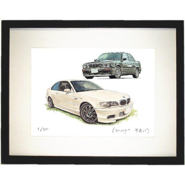 GC-1982 BMW M325/M330限定版画サイン額装作家平右ヱ門