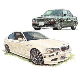 GC-577 BMW M1/3.0csi限定版画 直筆サイン額装●作家 平右ヱ門エンタメ/ホビー