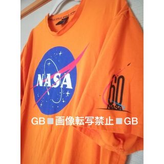 NASA 半袖 Tシャツ オーバーサイズ オレンジ(Tシャツ/カットソー(半袖/袖なし))