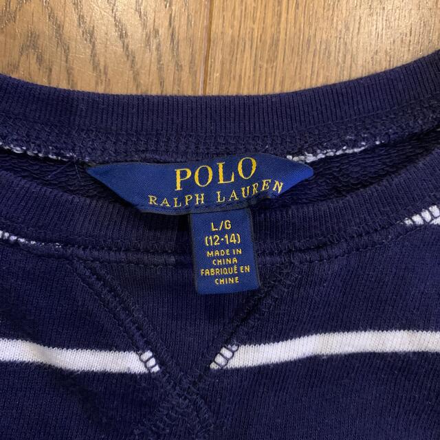 POLO RALPH LAUREN(ポロラルフローレン)のポロラルフローレン  トレーナー　150 キッズ/ベビー/マタニティのキッズ服女の子用(90cm~)(Tシャツ/カットソー)の商品写真