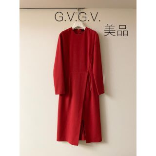 ジーヴィジーヴィ(G.V.G.V.)の★美品★G.V.G.V. 秋冬ミモレ丈ワンピース(ロングワンピース/マキシワンピース)