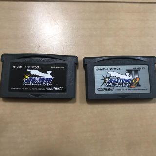 ゲームボーイアドバンス(ゲームボーイアドバンス)のGBA 逆転裁判1.2(携帯用ゲームソフト)