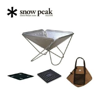 スノーピーク(Snow Peak)の【新品未使用】スノーピーク　焚き火台Mスターターセット SET-111(その他)