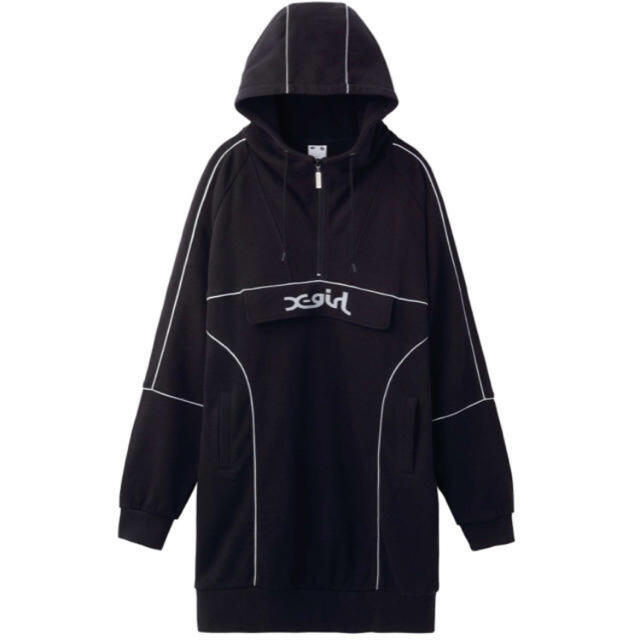 新品 X-girl  SWEAT ANORAK ワンピースワンピース