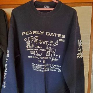 パーリーゲイツ(PEARLY GATES)のパーリーゲイツの紺色　トレーナーです。(ニット/セーター)