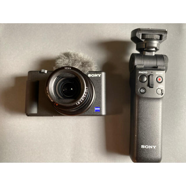 VLOGCAM ZV-1Gグリップキットと広角レンズ２セット 【返品送料無料 ...