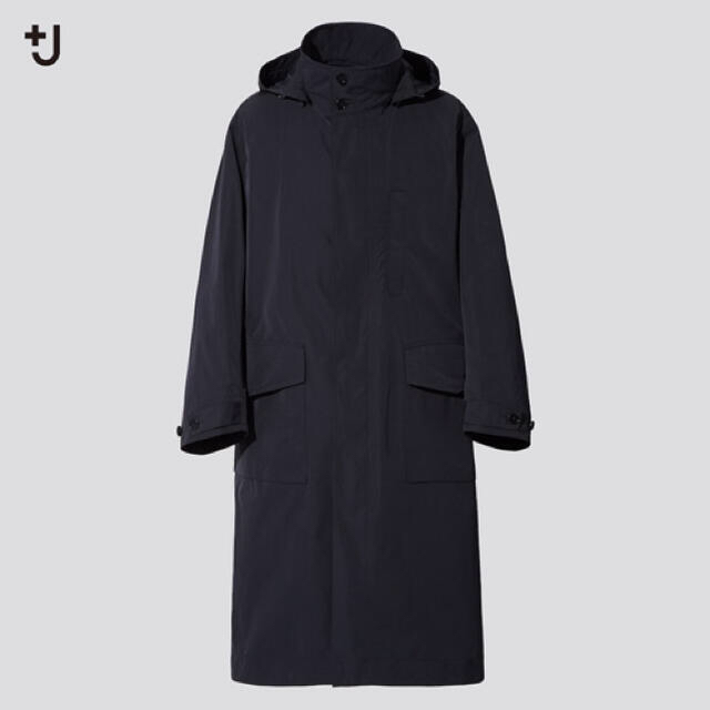 UNIQLO プラスJ +J  オーバーサイズフーデットコート　グレー　M