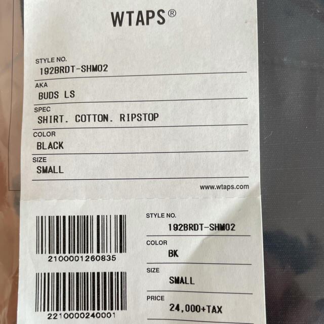 W)taps(ダブルタップス)のWtaps 2019 AW BUDS LS BLACK メンズのトップス(シャツ)の商品写真