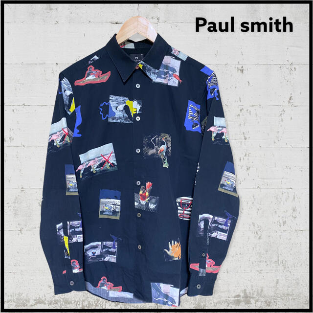 Paul Smith(ポールスミス)のPaul smith 総柄　長袖シャツ　ドレス　動物柄　魚柄　ps メンズのトップス(シャツ)の商品写真