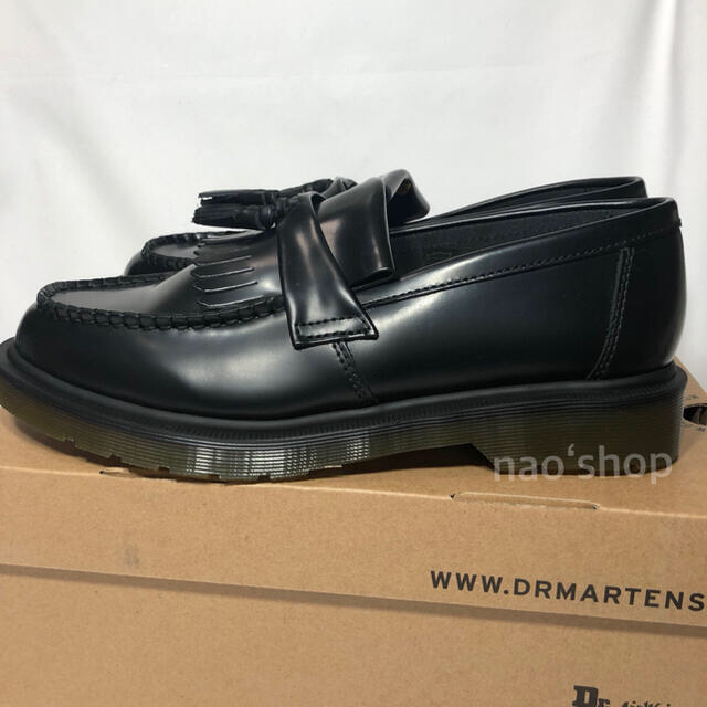 Dr.Martens(ドクターマーチン)の【新品】ドクターマーチン エイドリアン タッセル ローファー ブラック 26.0 メンズの靴/シューズ(ドレス/ビジネス)の商品写真