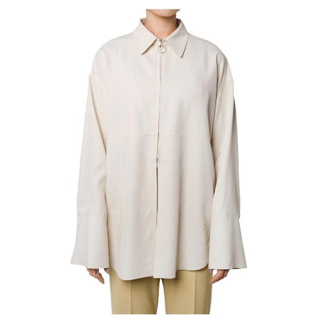 LE CIEL BLEU(ルシェルブルー)のZip Front Shirt レディースのトップス(シャツ/ブラウス(長袖/七分))の商品写真