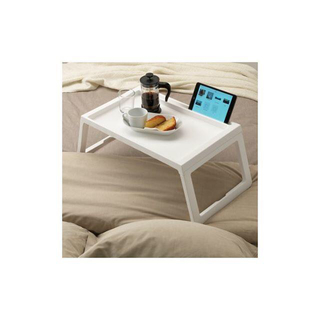 イケア(IKEA)の【IKEA】KLIPSK - ベッドトレイ, ホワイト(折たたみテーブル)