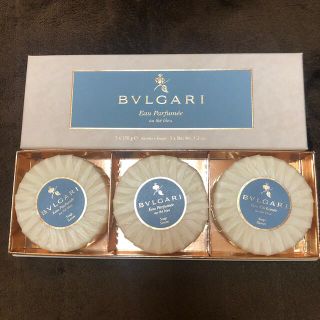 ブルガリ(BVLGARI)の【新品未使用】BVLGARI オーテブルー　ソープセット(ボディソープ/石鹸)