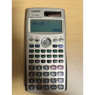 カシオ(CASIO)のカシオ 金融電卓 FC-200V(オフィス用品一般)