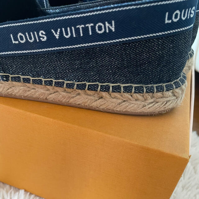 LOUIS VUITTON(ルイヴィトン)の美品　ルイヴィトン　デニム　エスパドリーユ レディースの靴/シューズ(スニーカー)の商品写真